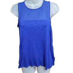 H&M Blue Sleeveless Tank Top Women's Size Small